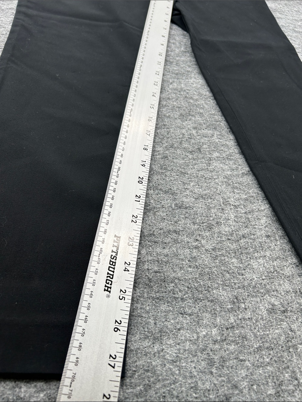 Lauren Ralph Lauren Black Pull-On Ankle Pants Size 12 Stretch Slim Career - Picture 5 of 11